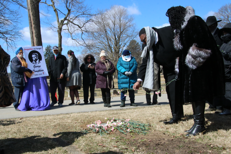 George Tompkins' remembrance ceremony